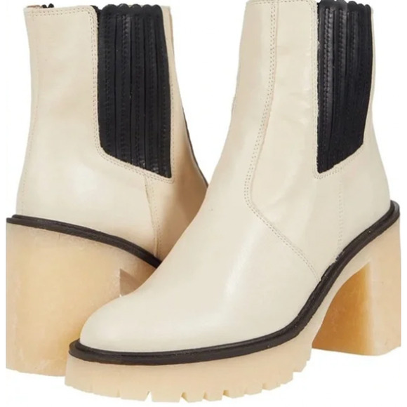 Free People James Chelsea Boot in White size 7 - Picture 2 of 5